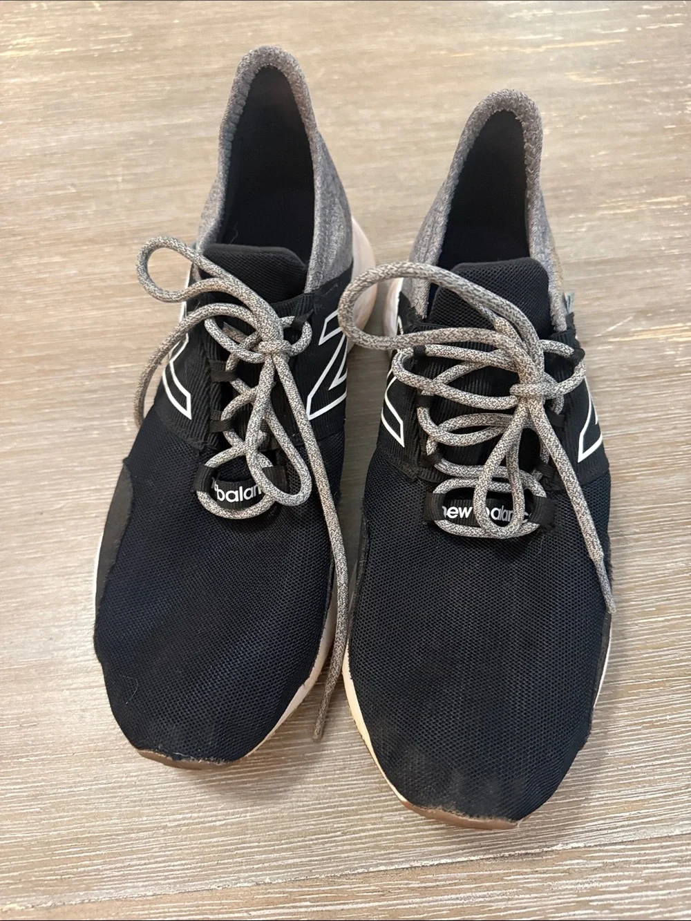 New Balance Black & Gray Athletic Sneakers
